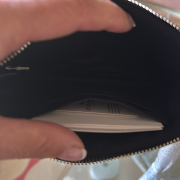 Coach Floral Wristlet Brown and Blue - Picture 5 of 6